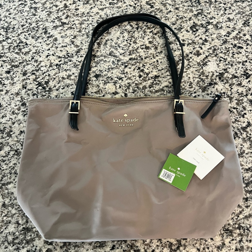 Kate Spade Watson Lane Maya Tote Bag- Sidewalk Gray
